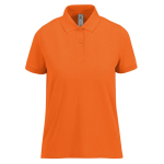 Polo basique pour femme à manches courtes en coton 210 g/m² B&C couleur orange foncé