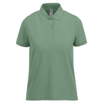 Polo basique pour femme à manches courtes en coton 210 g/m² B&C couleur vert olive