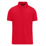 Polo en polyester et coton coloré à manches courtes 180 g/m² B&C couleur rouge