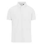 Polo en polyester et coton coloré à manches courtes 180 g/m² B&C couleur blanc