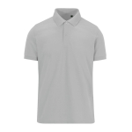 Polo en polyester et coton coloré à manches courtes 180 g/m² B&C couleur gris vue avec impression