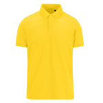 Polo en polyester et coton coloré à manches courtes 180 g/m² B&C couleur jaune