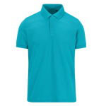 Polo en polyester et coton coloré à manches courtes 180 g/m² B&C couleur turquoise