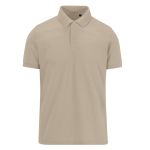 Polo en polyester et coton coloré à manches courtes 180 g/m² B&C couleur sable