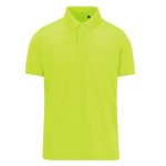 Polo en polyester et coton coloré à manches courtes 180 g/m² B&C couleur vert lime