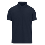 Polo en polyester et coton coloré à manches courtes 180 g/m² B&C couleur bleu marine