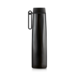 Bouteille isotherme en acier inoxydable recyclé avec anse 750 ml couleur noir vue 11