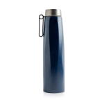 Bouteille isotherme en acier inoxydable recyclé avec anse 750 ml couleur bleu marine