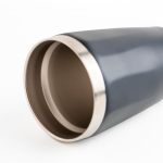 Gobelet thermique en acier inoxydable recyclé au design élégant 330ml couleur noir Vue 1