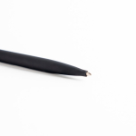 Stylo fin et élégant en laiton et acier inoxydable à encre bleue couleur noir vue 3