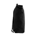 Sac à dos roll-top pour ordinateur en coton recyclé 15'' couleur noir cinquième vue