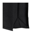 Sac en coton recyclé avec longues anses et certification GRS 180 g/m2 couleur noir première vue
