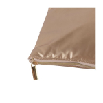 Trousse matelassée en polyester métallisé 150 g/m2 couleur doré première vue