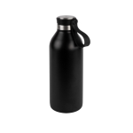 Gourde en acier inoxydable recyclé avec anse de maintien 500ml couleur noir quatrième vue