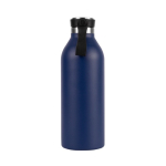 Gourde en acier inoxydable recyclé avec anse de maintien 500ml couleur bleu marine cinquième vue