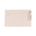 Trousse de toilette en coton recyclé 220g/m² Cotton Recycled couleur naturel première vue