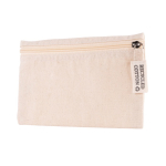 Trousse de toilette en coton recyclé 220g/m² Cotton Recycled couleur naturel cinquième vue