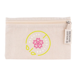 Trousse publicitaire en coton recyclé 220 g/m² Cotton Recycled couleur naturel vue détail 2