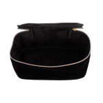 Trousse de voyage en velours avec anse de maintien 280 g/m2 couleur noir première vue
