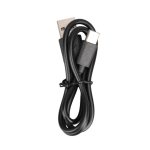 Chargeur sans fil en bambou avec surface rétroéclairée 15W couleur noir troisième vue