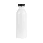 Bouteille pour sublimation en aluminium recyclé avec anse 550ml couleur blanc cinquième vue