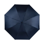 Parapluie en pongé, manche en caoutchouc et ouverture automatique Ø90 couleur bleu marine première vue
