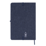 Carnet éco, couverture en RPET, support téléphone, feuilles lisses A5 deuxième vue