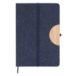 Carnet éco, couverture en RPET, support téléphone, feuilles lisses A5