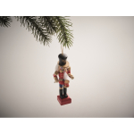 Casse-noisette en bois de Noël, modèle classique, petite taille couleur rouge cinquième vue photographique