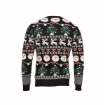 Pull de Noël avec 10 lumières LED, taille S/M couleur noir troisième vue