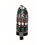 Pull de Noël avec 10 lumières LED, taille S/M couleur noir cinquième vue