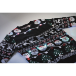 Pull de Noël avec 10 lumières LED, taille L/XL couleur noir septième vue photographique
