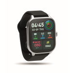 Montre connectée avec écran tactile LCD compatible iOS et Android couleur argenté