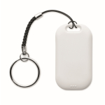 Localisateur intelligent sans fil de poche avec mousqueton couleur blanc deuxième vue
