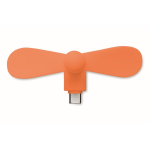 Ventilateur portable pour téléphone via port USB-C troisième vue