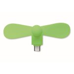 Ventilateur portable pour téléphone via port USB-C troisième vue
