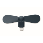 Ventilateur portable pour téléphone via port USB-C troisième vue