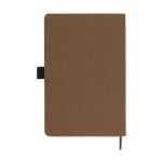 Carnet en PU à couverture rigide et poche pour téléphone, format A5