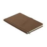 Carnet en PU à couverture rigide et poche pour téléphone, format A5