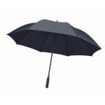 Parapluie anti-vent en pongee RPET avec ouverture automatique, Ø116cm couleur bleu troisième vue