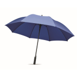 Parapluie anti-vent en pongee RPET avec ouverture automatique, Ø116cm couleur bleu roi troisième vue