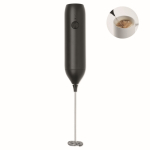 Mousseur à lait électrique avec finition mate, rechargeable par USB couleur noir