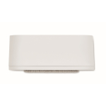Réveil carré en ABS avec lumière d'ambiance réglable couleur blanc dixième vue