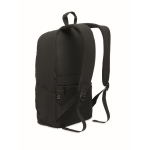 Sac à dos pour ordinateur portable en matériaux recyclés, 15 pouces couleur noir deuxième vue