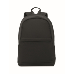 Sac à dos pour ordinateur portable en matériaux recyclés, 15 pouces couleur noir dixième vue