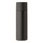 Gourde acier inoxydable, couvercle antidérapant pour téléphone, 420ml couleur noir sixième vue
