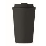 Gobelet à double paroi en maïs, capacité 350ml couleur noir quatrième vue