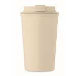 Gobelet à double paroi en maïs, capacité 350ml couleur beige quatrième vue