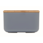 Boîte à déjeuner en maïs avec couvercle en bambou, 1L couleur noir mat septième vue