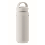 Gourde isotherme en acier inoxydable, anti-fuite, avec poignée, 320ml couleur blanc